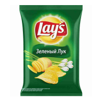 LAYS чипсы картофельные Зеленый Лук 150 гр