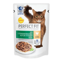 PERFECT FIT влажный корм Sterile для стерилизованных кошек 85 г