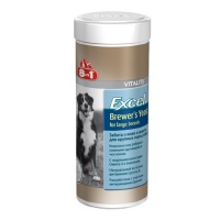 8 IN 1 пивные дрожжи для собак крупных пород Excel 80 шт