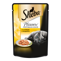 SHEBA влажный корм для кошек Pleasure из курицы и индейки 85 г