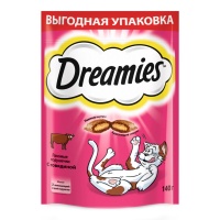 DREAMIES лакомство для кошек с говядиной 140 г
