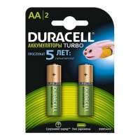 DURACELL аккумуляторы AA 2500 mAh 2 шт