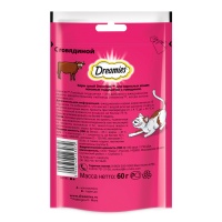 DREAMIES лакомство для кошек с говядиной 60 г