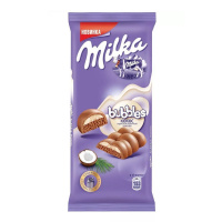 MILKA шоколад молочный Bubbles кокос 97 г