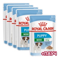 ROYAL CANIN влажный корм Mini Puppy для щенков мелких пород 85г x 4+1 шт