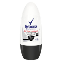 REXONA роликовый антиперсперант Антибактериальный и невидимый эффект на черном и белом 50 мл