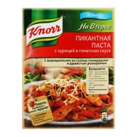 KNORR приправа на второе Пикантная Паста с Курицей в Томатном Соусе 27 г