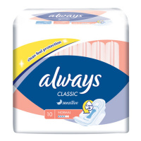 ALWAYS прокладки Classic Sensitive Normal 10 шт