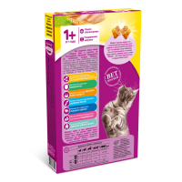 WHISKAS подушечки с нежным паштетом Аппетитное ассорти с курицей и индейкой 0,35 кг