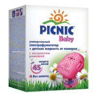 PICNIC комплект фумигатор + жидкость Baby 45 ночей 30 мл
