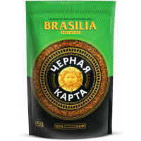 ЧЕРНАЯ КАРТА Кофе растворимый Exclusive Brasilia 150 г