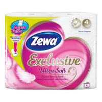 ZEWA туалетная бумага Exclusive Ultra Soft 4 слоя 4 шт